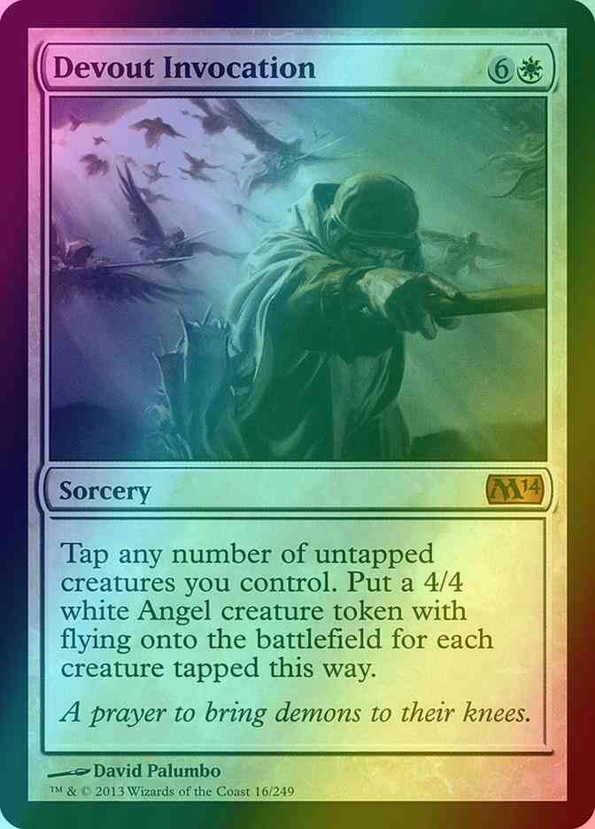 Devout Invocation [16] [Magic 2014] [Foil]