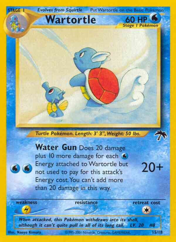 Wartortle - 15/18 - Promo [si1-15] [Non-Holo]