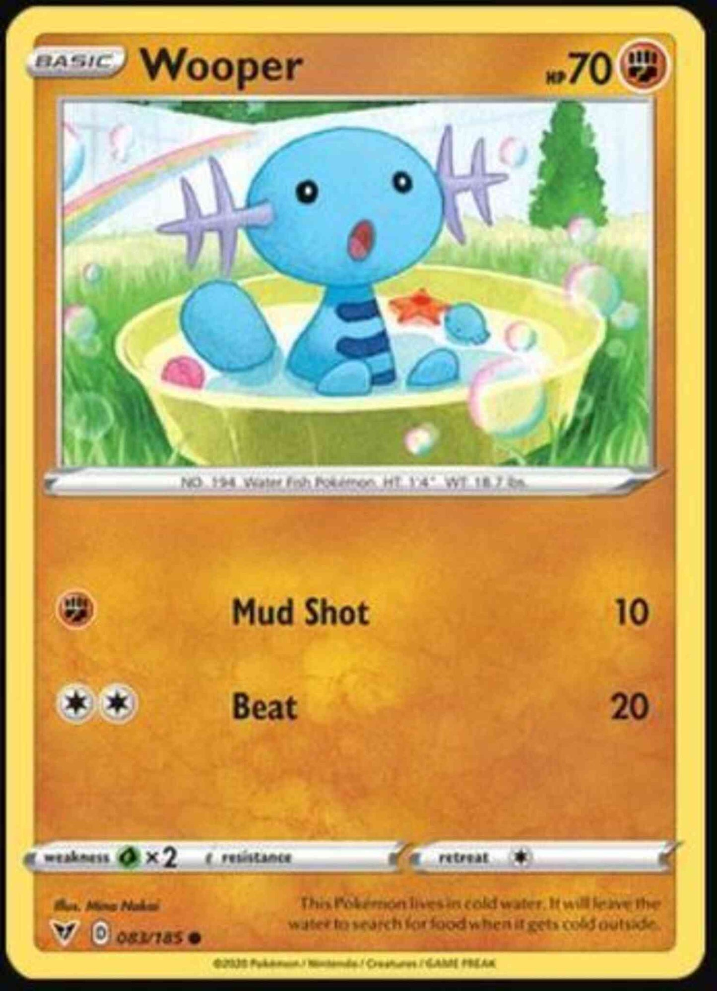 Wooper - 083/185 - Common [swsh4-083] [Non-Holo]