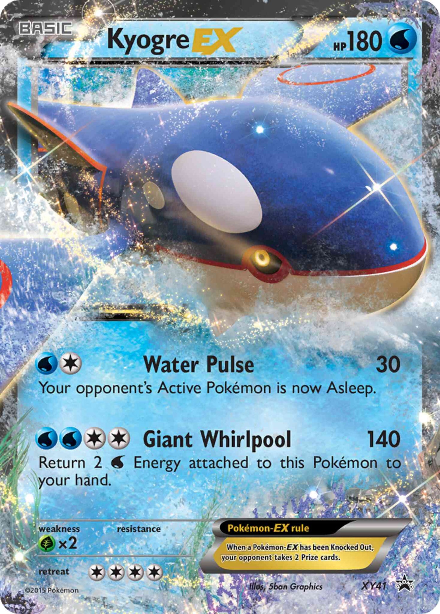 Kyogre-EX - XY41 - Promo [xyp-XY41] [Ultra]
