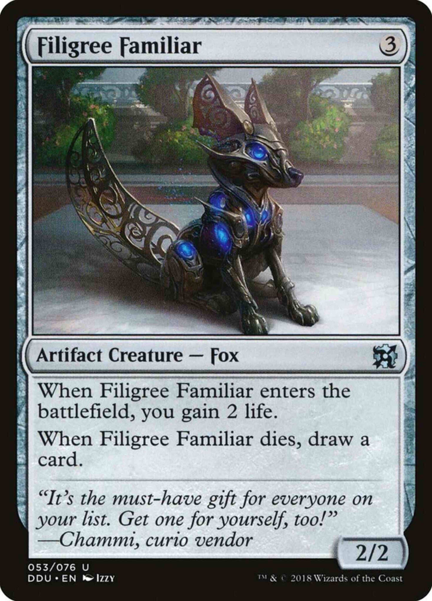 Filigree Familiar [53] [Duel Decks Elves vs Inventors] [Non-Foil]