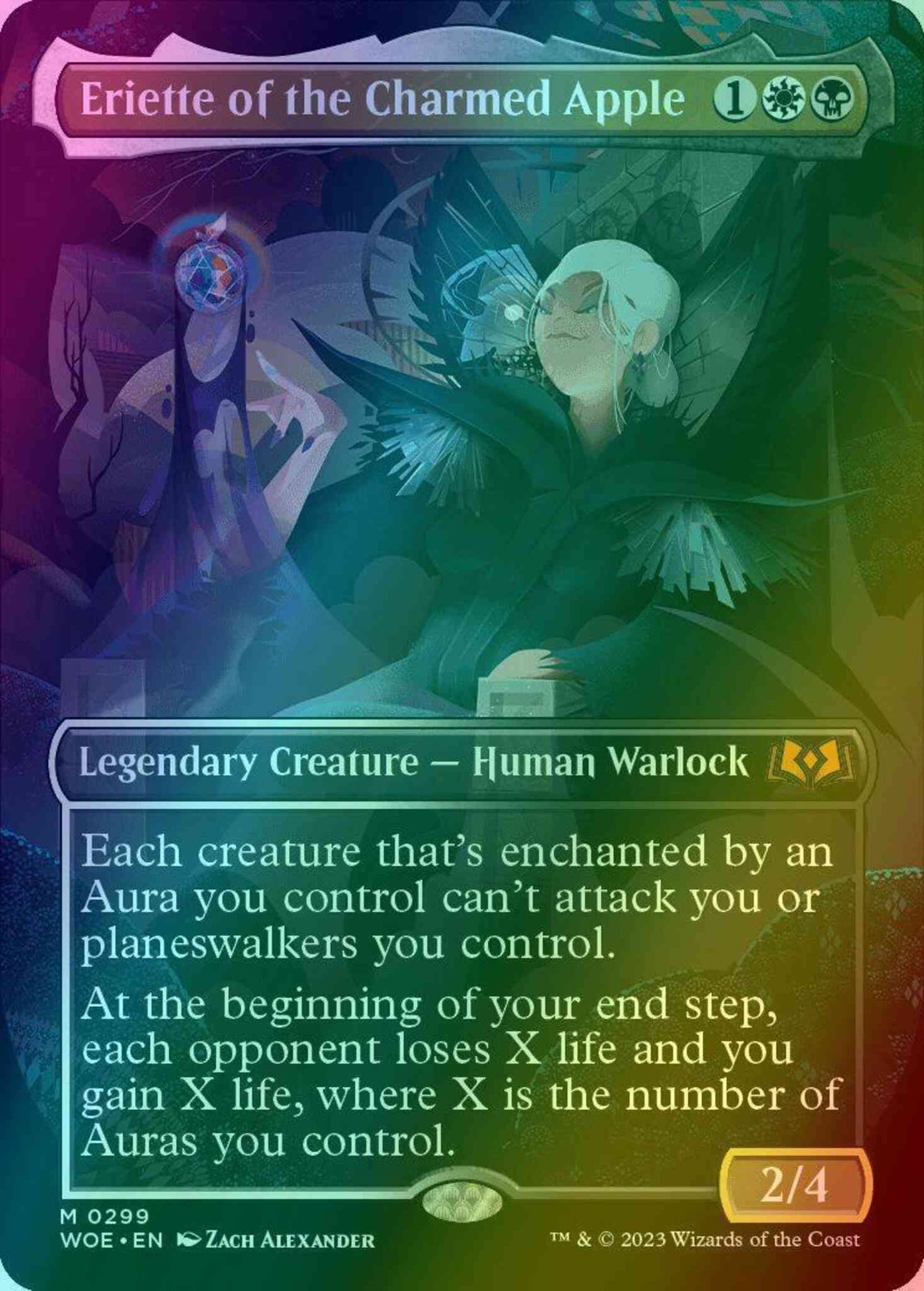 Eriette of the Charmed Apple [299] [Borderless] [Wilds of Eldraine] [Foil]