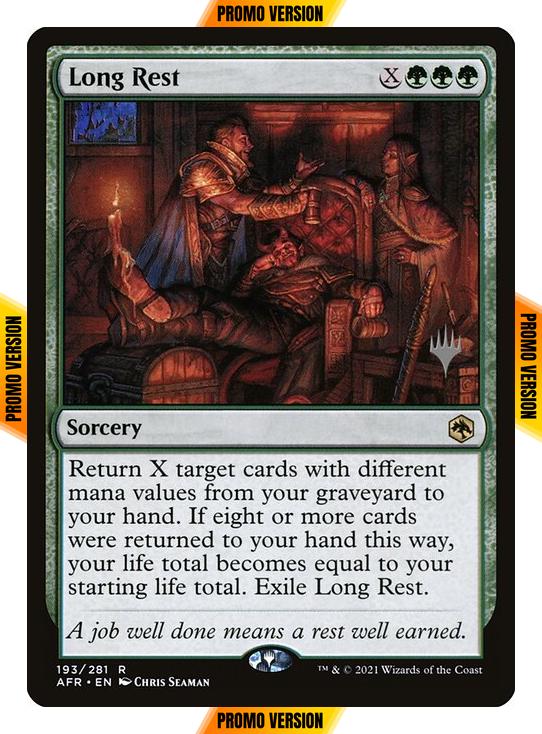 Long Rest [Promo Pack] [193p] [Adventures in the Forgotten Realms Promos] [Non-Foil]