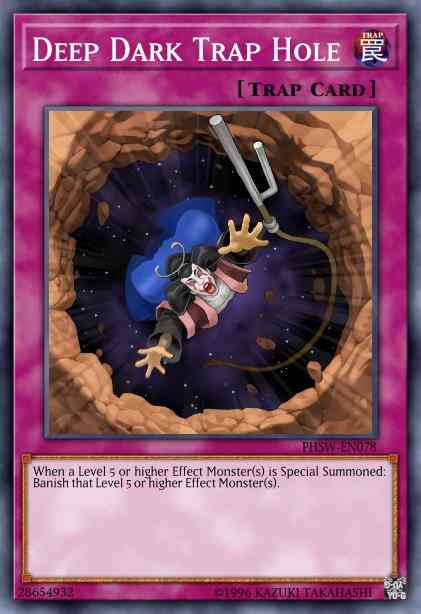 Deep Dark Trap Hole - PGL3-EN037 - Gold Secret Rare - 1st Edition