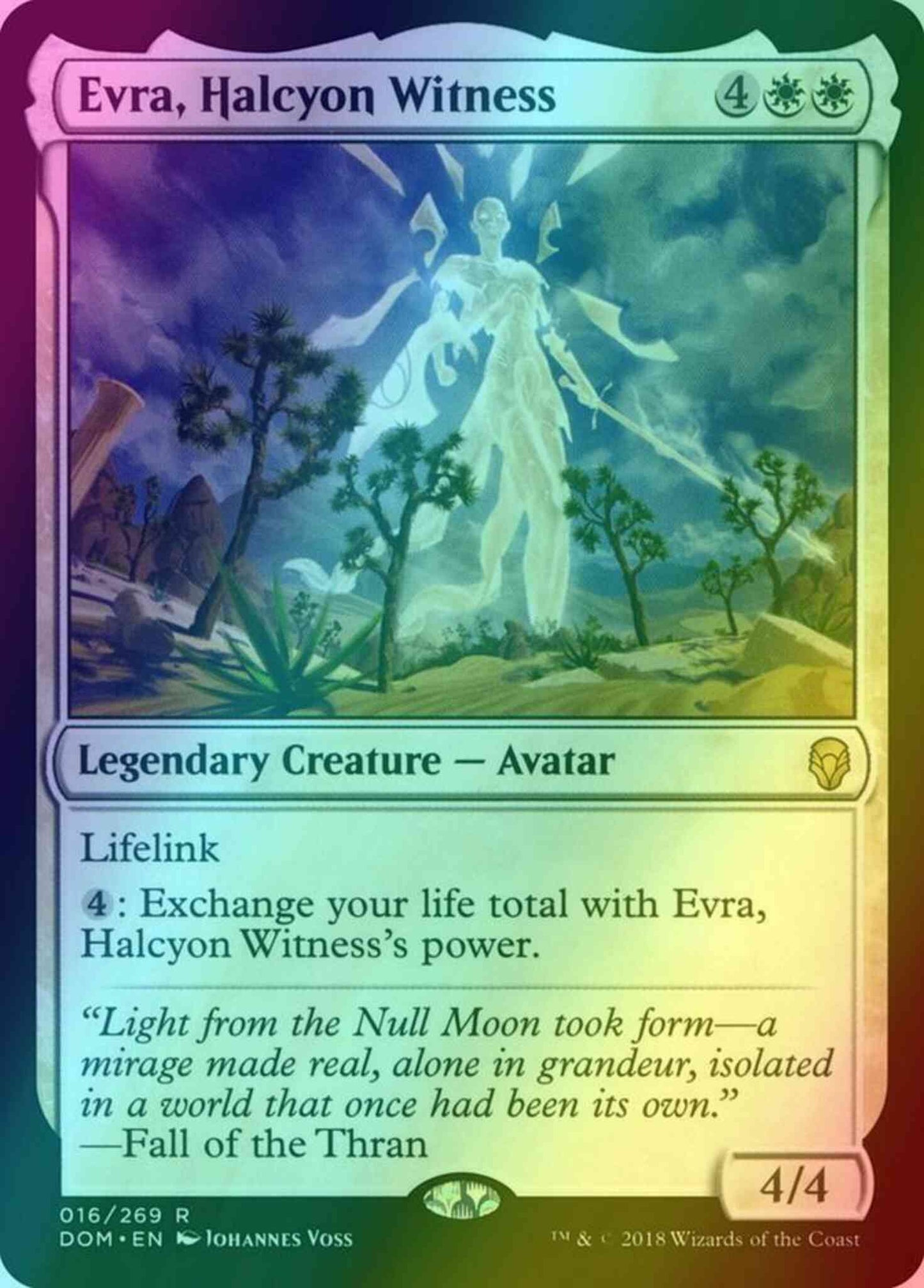 Evra, Halcyon Witness [16] [Dominaria] [Foil]