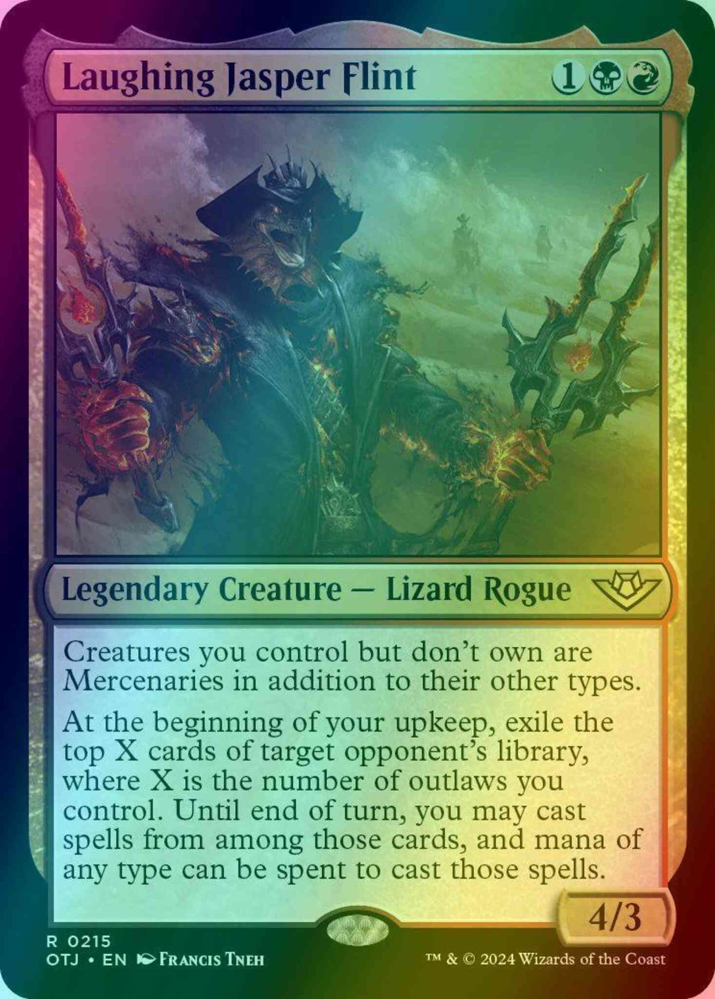 Laughing Jasper Flint [215] [Outlaws of Thunder Junction] [Foil]