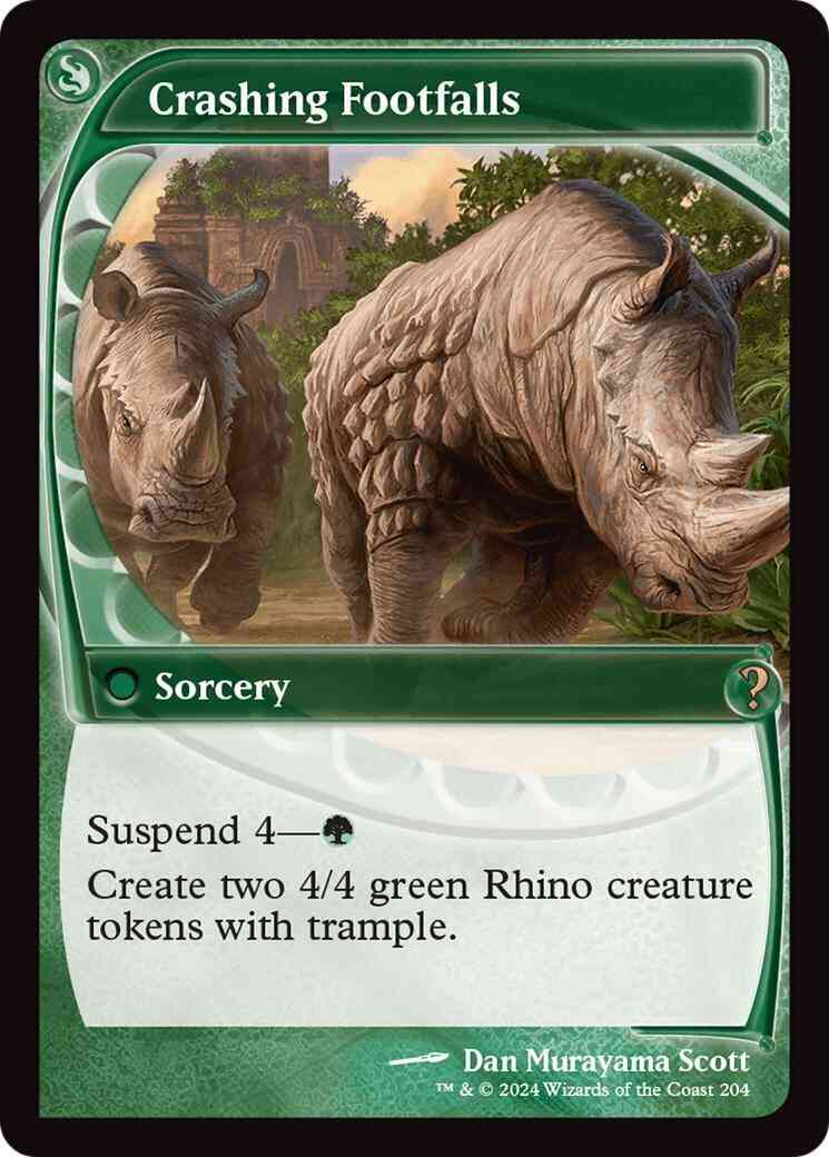Crashing Footfalls [204] [Future Frame] [Mystery Booster 2] [Non-Foil]