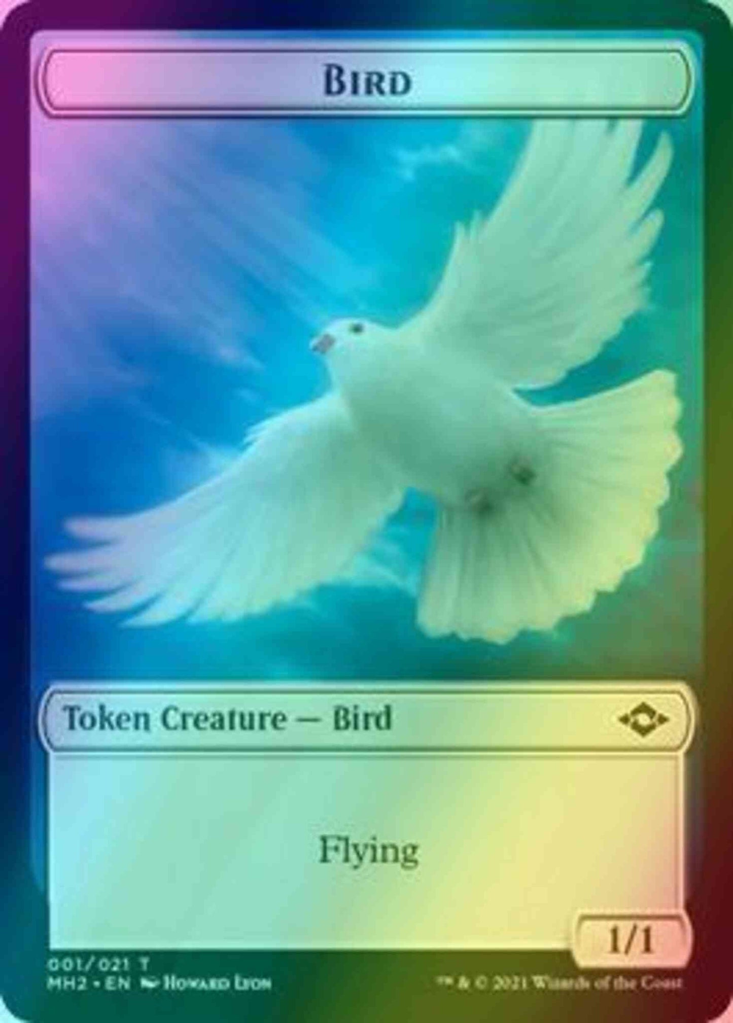 Bird Token (01) // Treasure Token (21) [Modern Horizons 2 Tokens] [Foil]