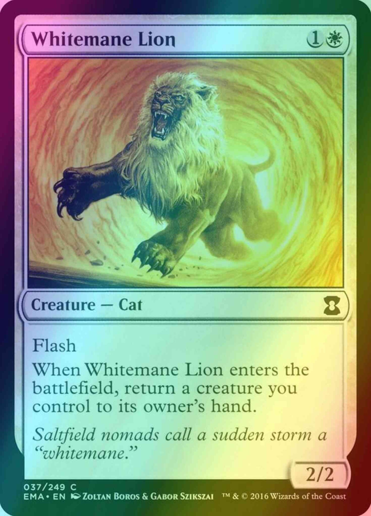 Whitemane Lion [37] [Eternal Masters] [Foil]