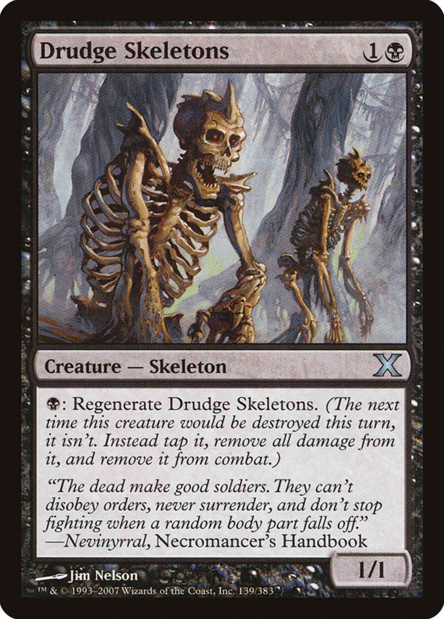 Drudge Skeletons [139] [Tenth Edition] [Non-Foil]