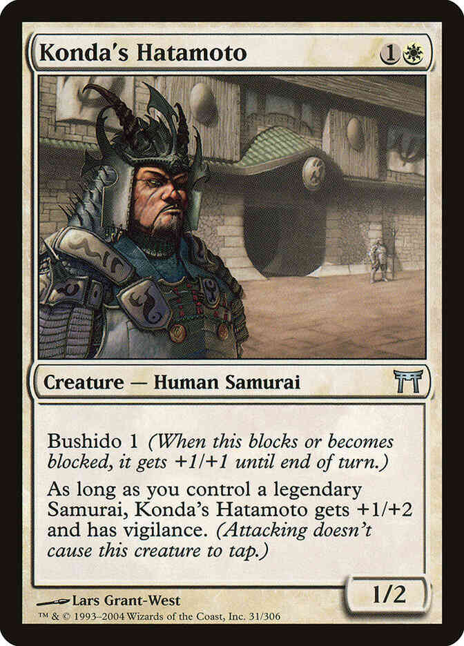 Konda's Hatamoto [31] [Champions of Kamigawa] [Non-Foil]