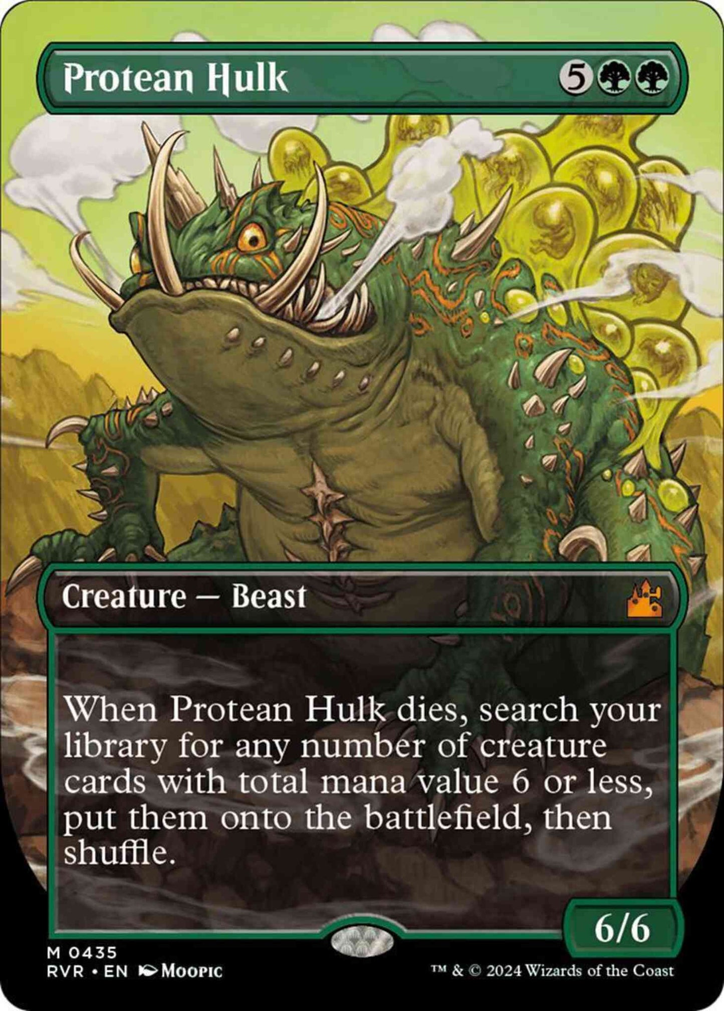 Protean Hulk [435] [Borderless] [Anime] [Ravnica Remastered] [Non-Foil]