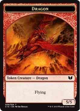 Dragon Token (09) // Spider Token (18) [Commander 2015 Tokens] [Non-Foil]