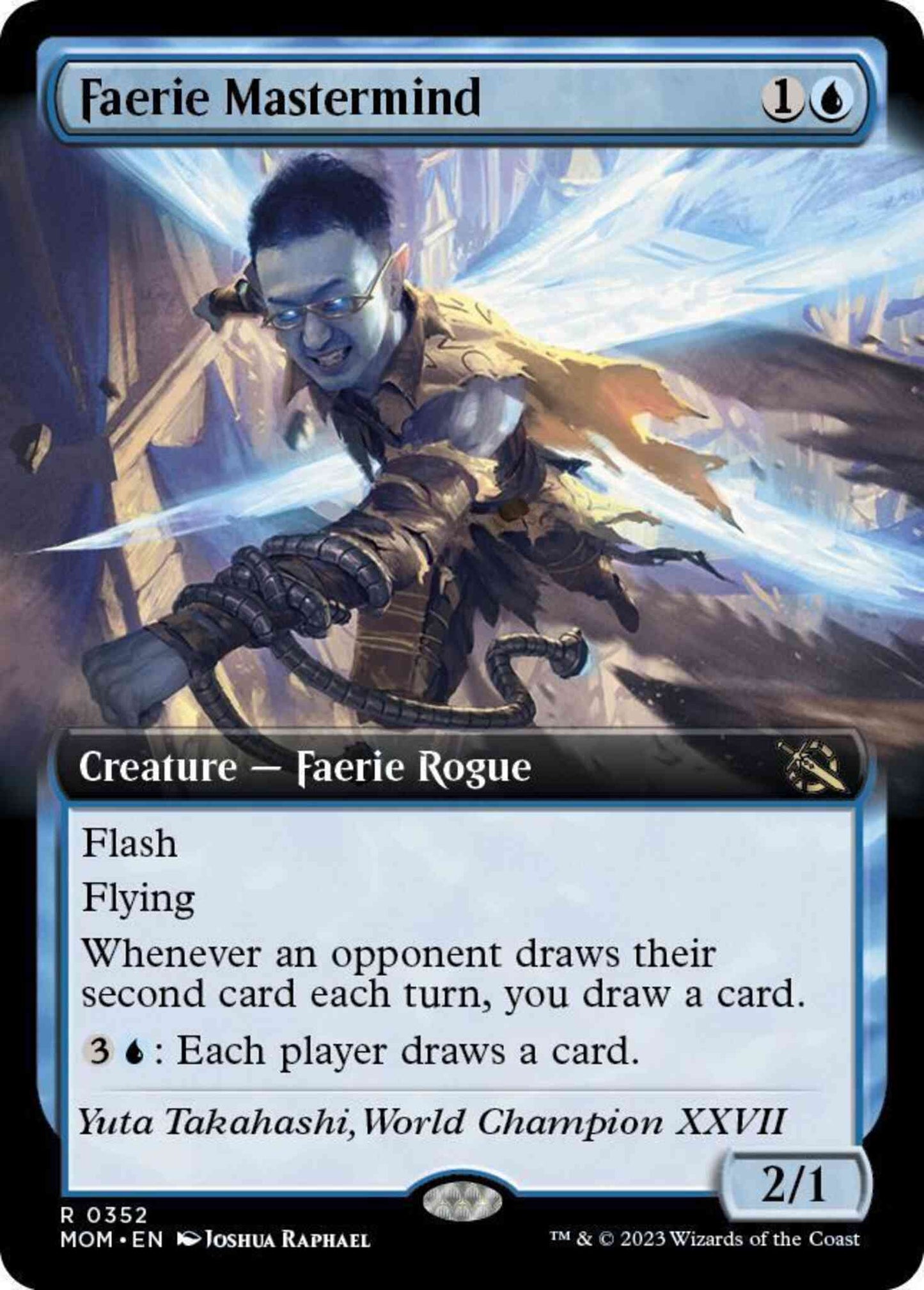 Faerie Mastermind [352] [Extended Art] [March of the Machine] [Non-Foil]