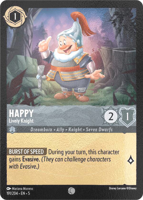 Happy - Lively Knight - 191/204 [Shimmering Skies] [Cold Foil]
