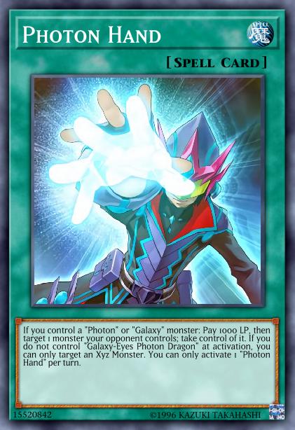 Photon Hand - LED3-EN037 - Ultra Rare - 1st Edition