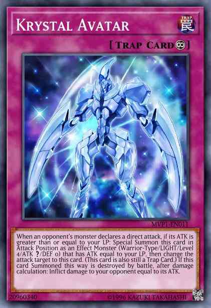 Krystal Avatar - MVP1-ENG11 - Gold Rare - 1st Edition