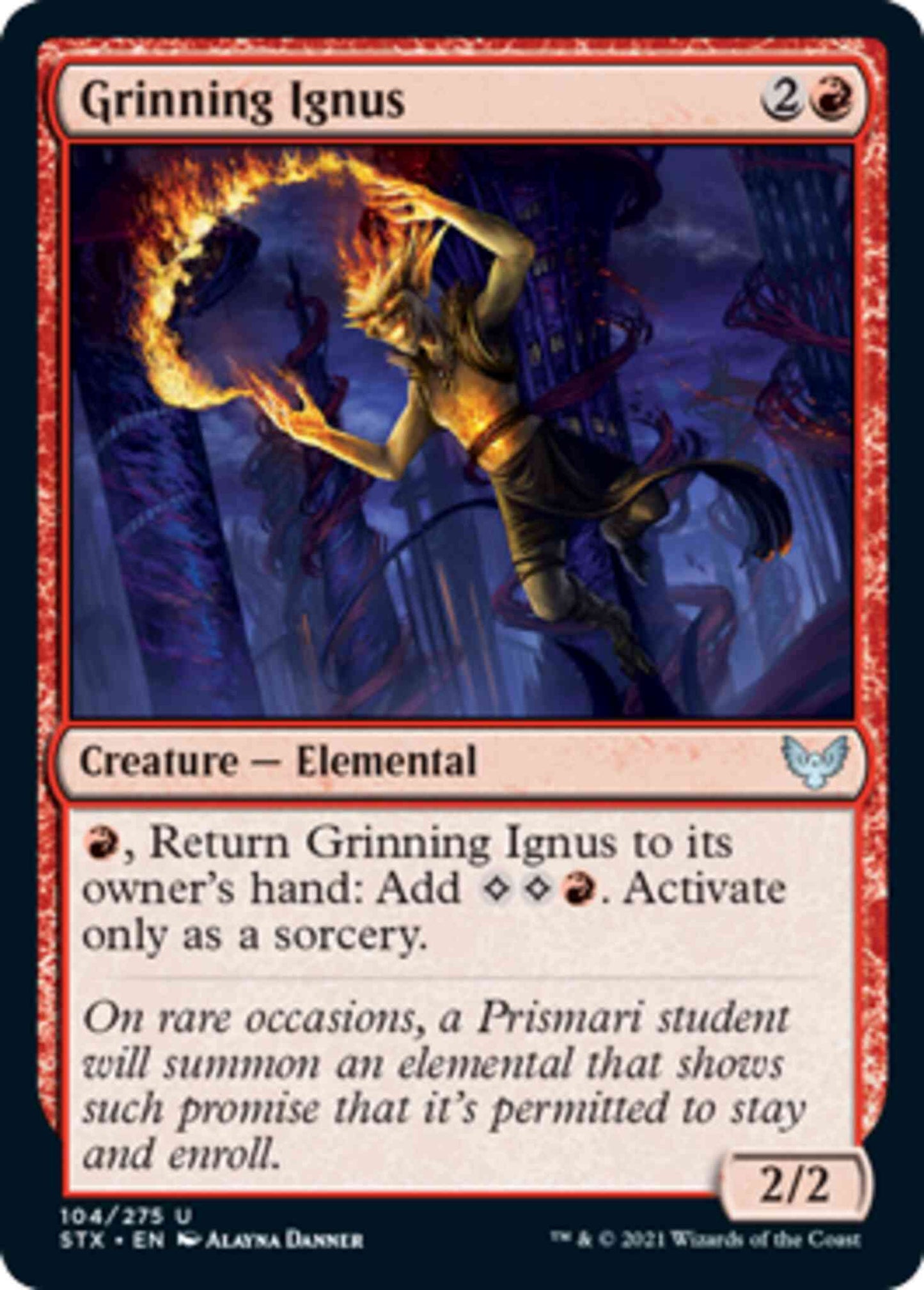 Grinning Ignus [104] [Strixhaven: School of Mages] [Non-Foil]