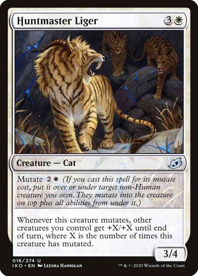 Huntmaster Liger [16] [Ikoria: Lair of Behemoths] [Non-Foil]