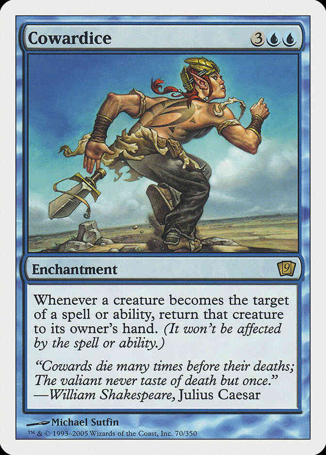Cowardice [70] [Ninth Edition] [Non-Foil]