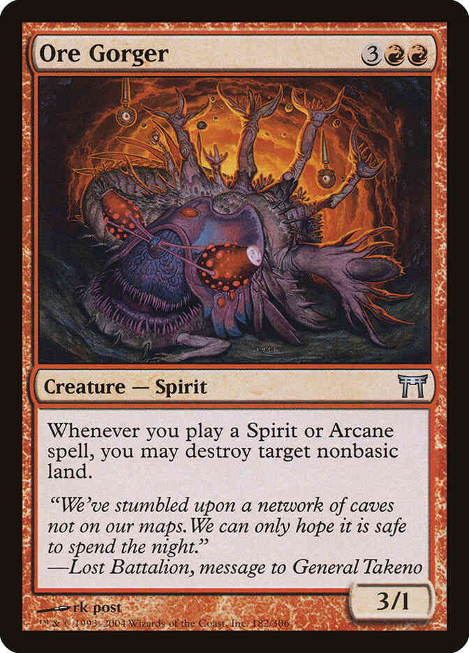 Ore Gorger [182] [Champions of Kamigawa] [Non-Foil]
