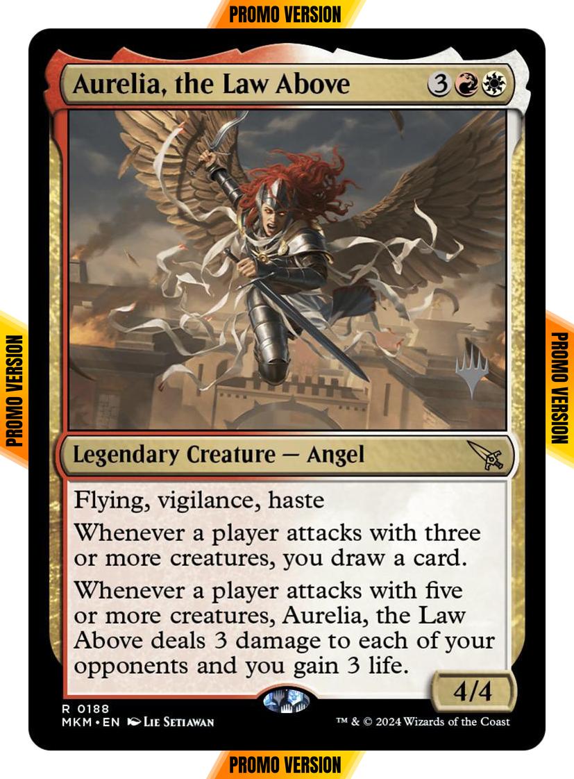 Aurelia, the Law Above [188p] [Promo Pack] [Murders at Karlov Manor: Promos] [Non-Foil]