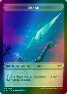 Shard Token (01) // Treasure Token (19) [Kaldheim Tokens] [Foil]