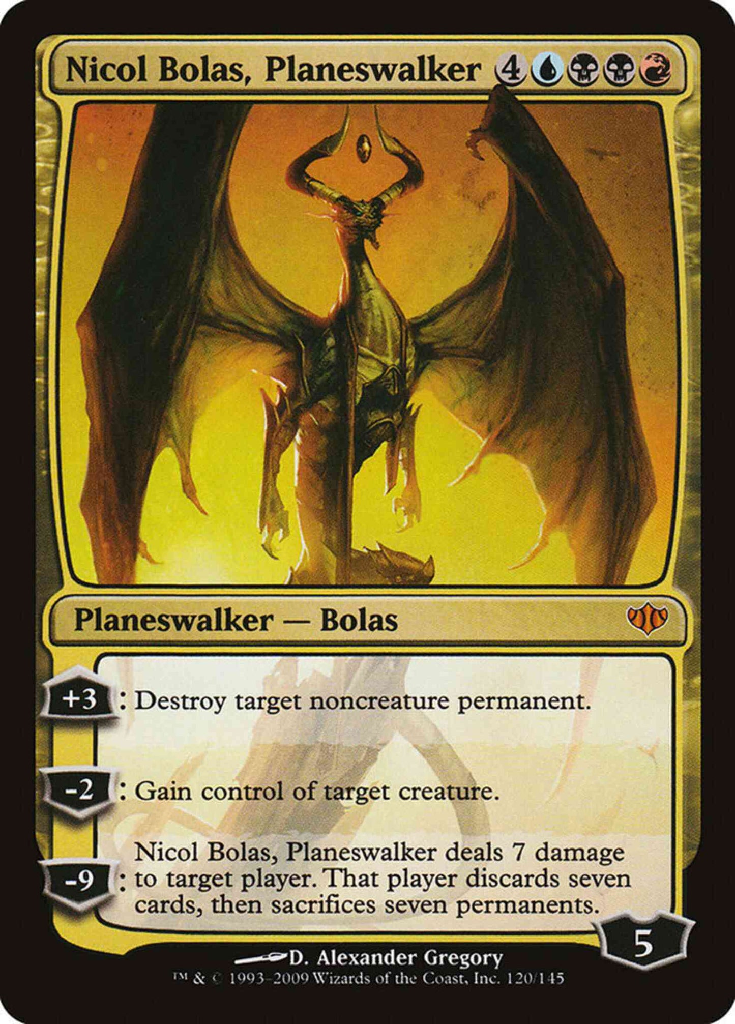 Nicol Bolas, Planeswalker [120] [Conflux] [Non-Foil]