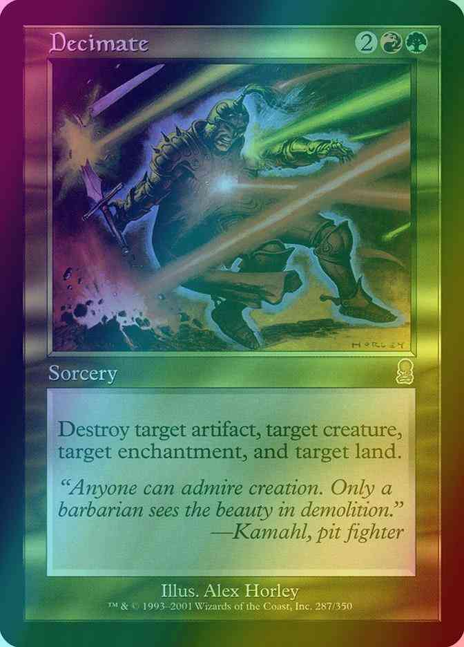Decimate [287] [Odyssey] [Foil]
