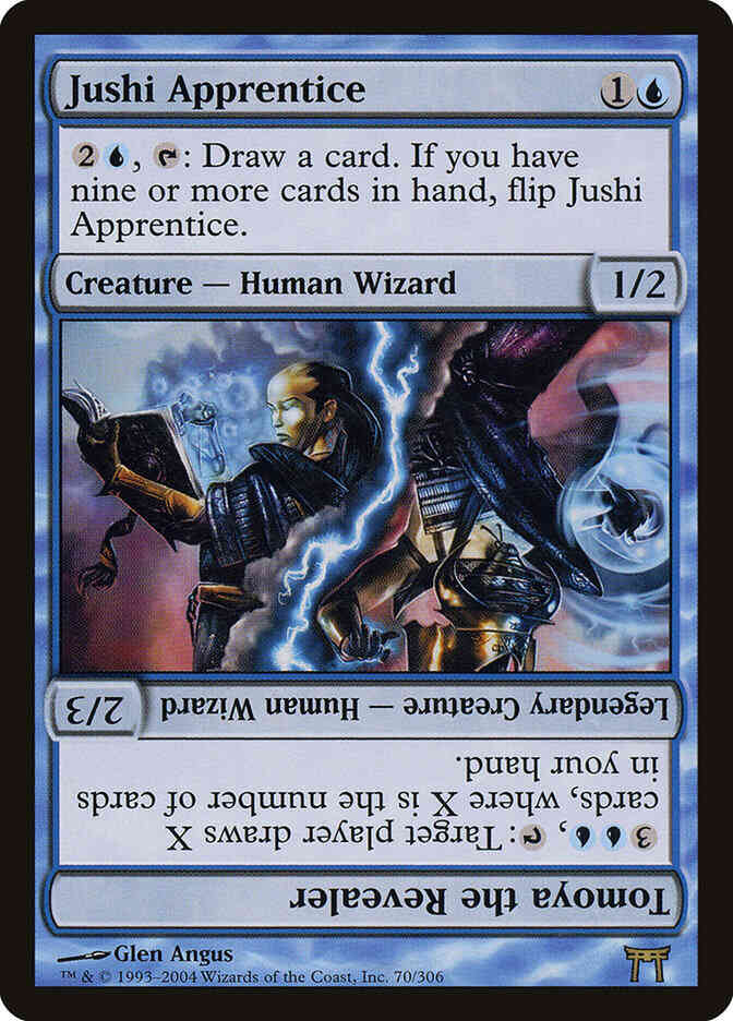 Jushi Apprentice // Tomoya the Revealer [70] [Champions of Kamigawa] [Foil]