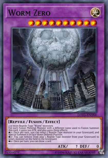 Worm Zero - DT03-EN084 - Duel Terminal Super Parallel Rare - Duel Terminal