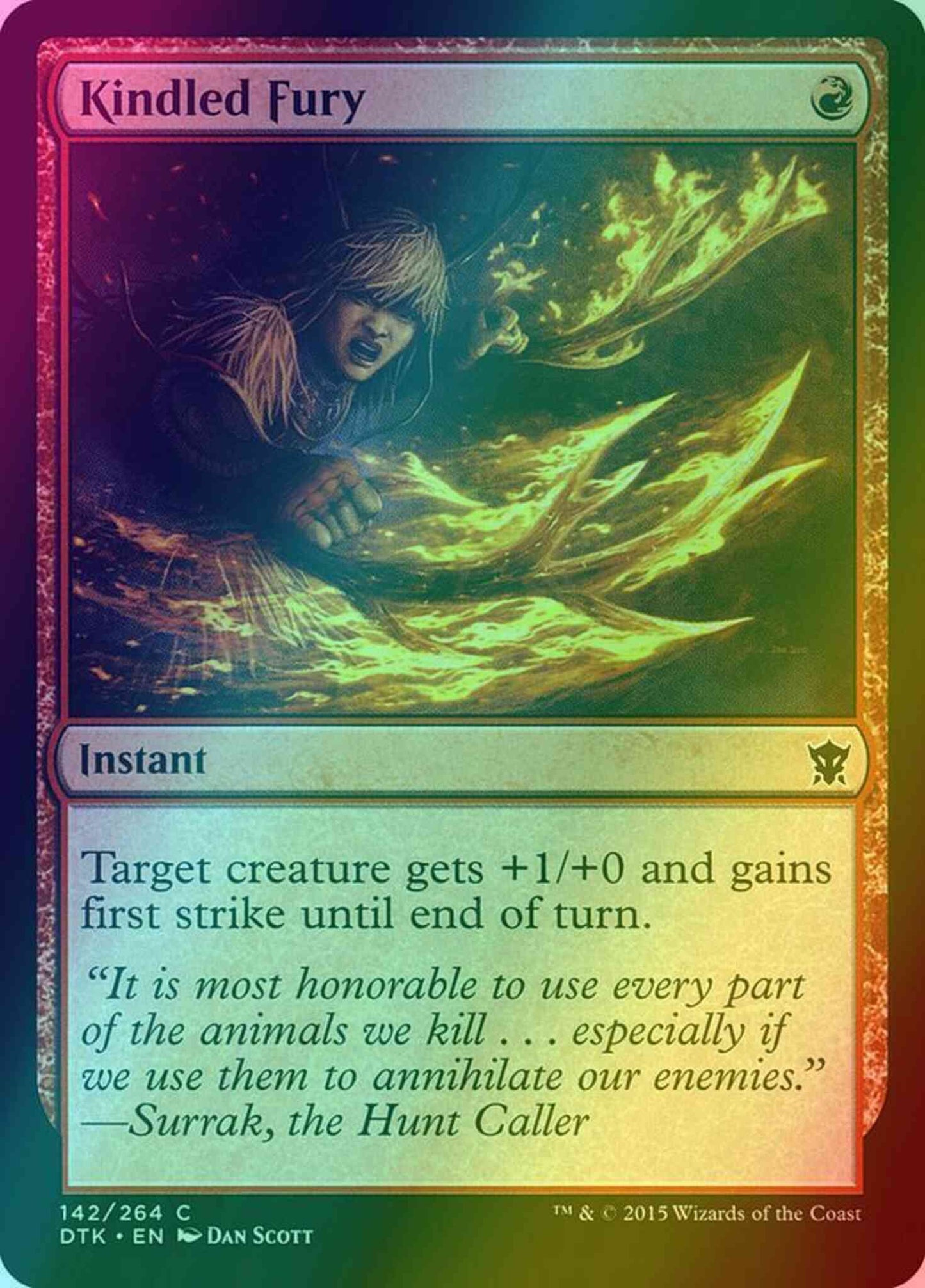Kindled Fury [142] [Dragons Of Tarkir] [Foil]