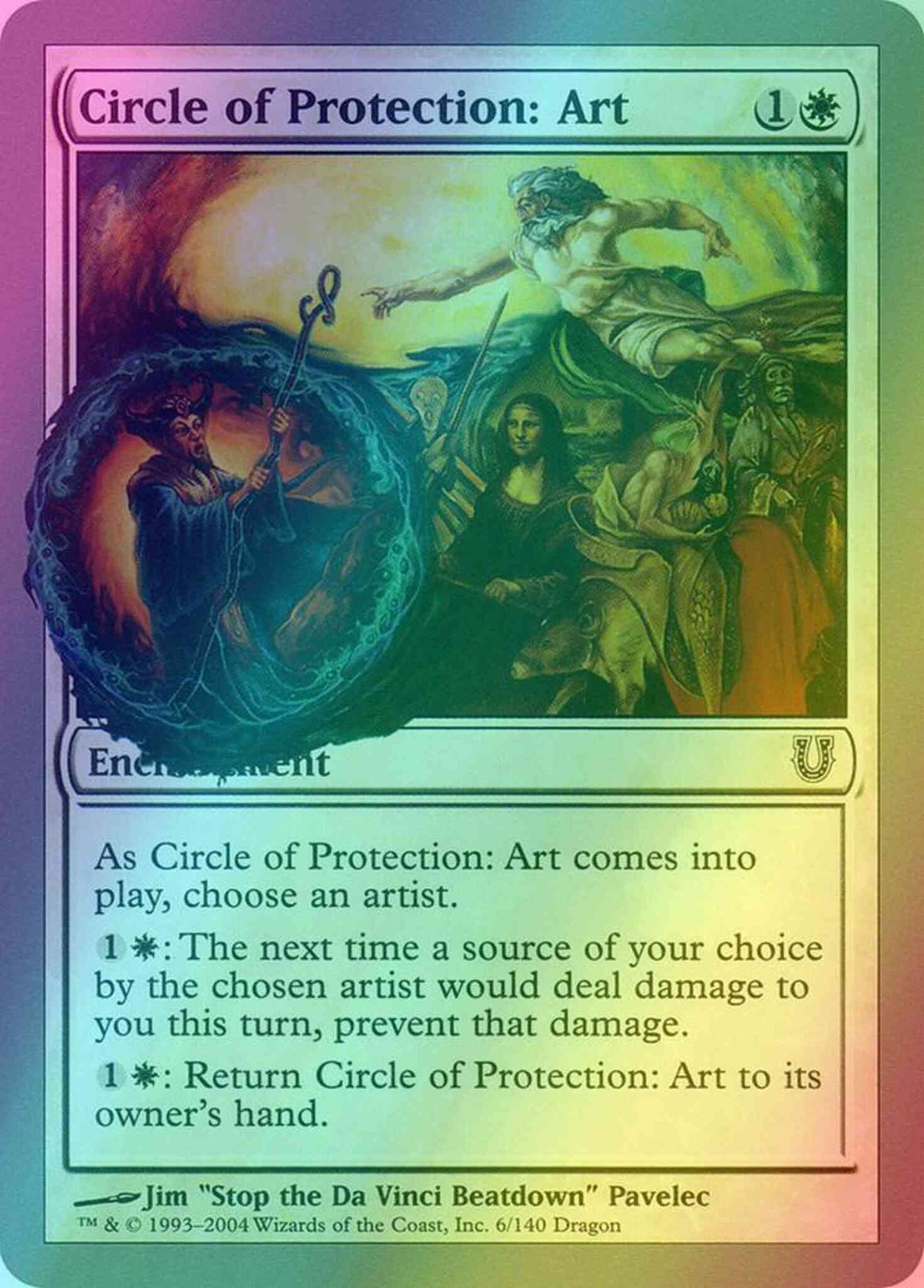 Circle of Protection: Art [6] [Unhinged] [Foil]