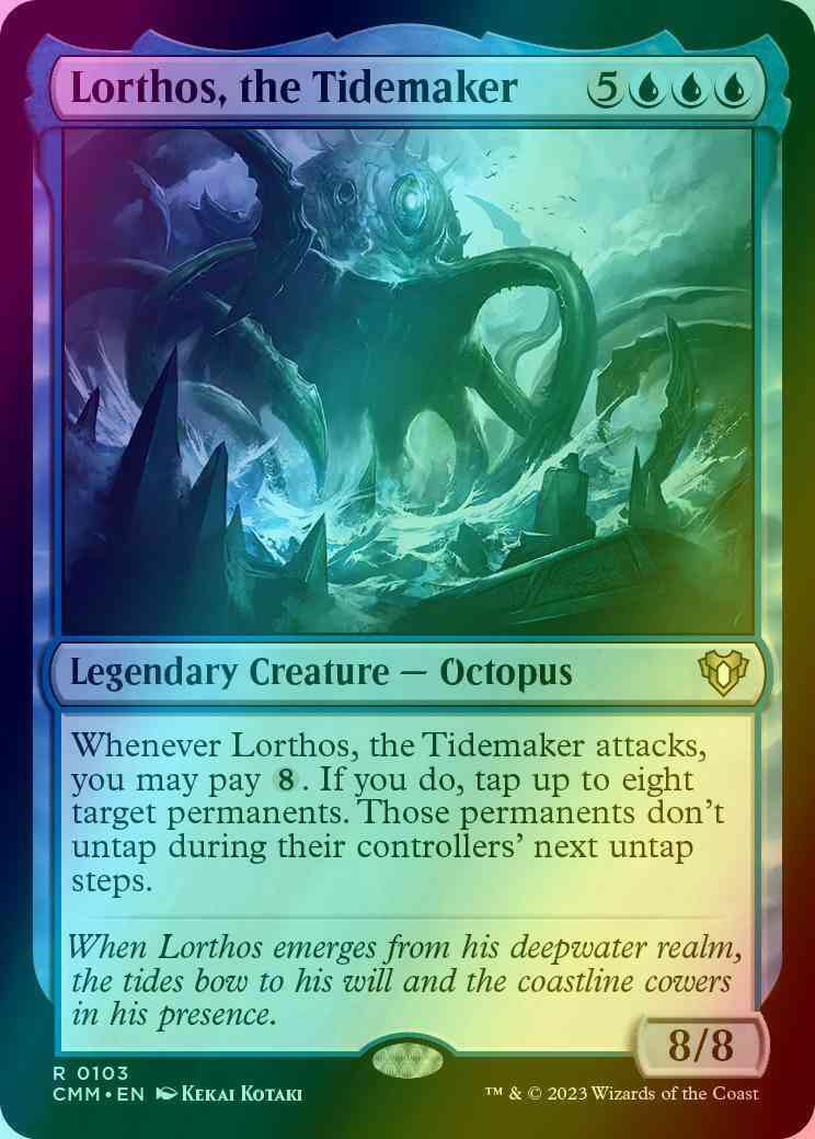 Lorthos, the Tidemaker [103] [Commander Masters] [Foil]