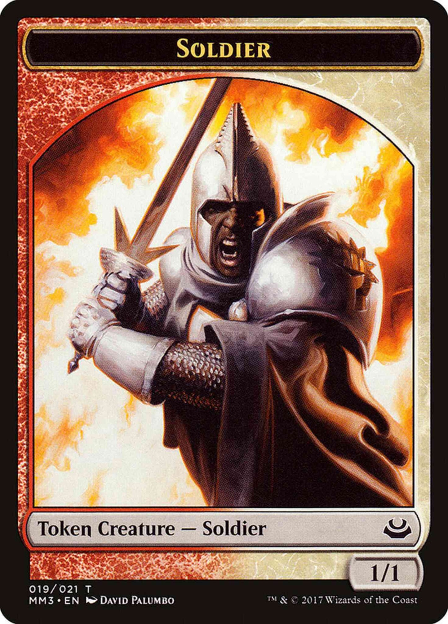 Soldier Token [19] [Modern Masters 2017 Tokens] [Non-Foil]