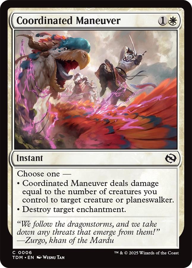 Coordinated Maneuver [6] [Tarkir: Dragonstorm] [Non-Foil]