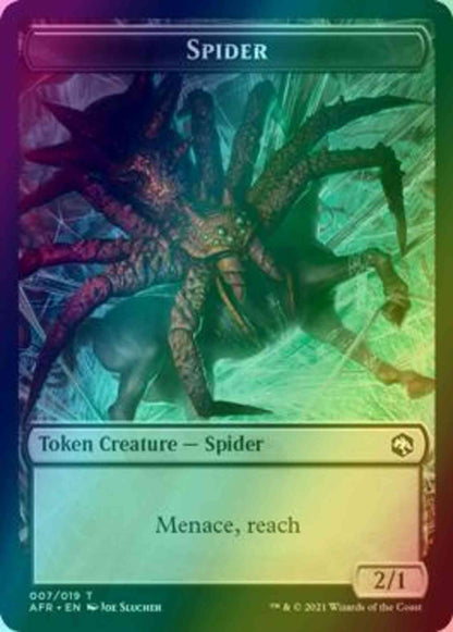 Spider Token (07) // Vecna Token (08) [Adventures in the Forgotten Realms: Tokens] [Foil]