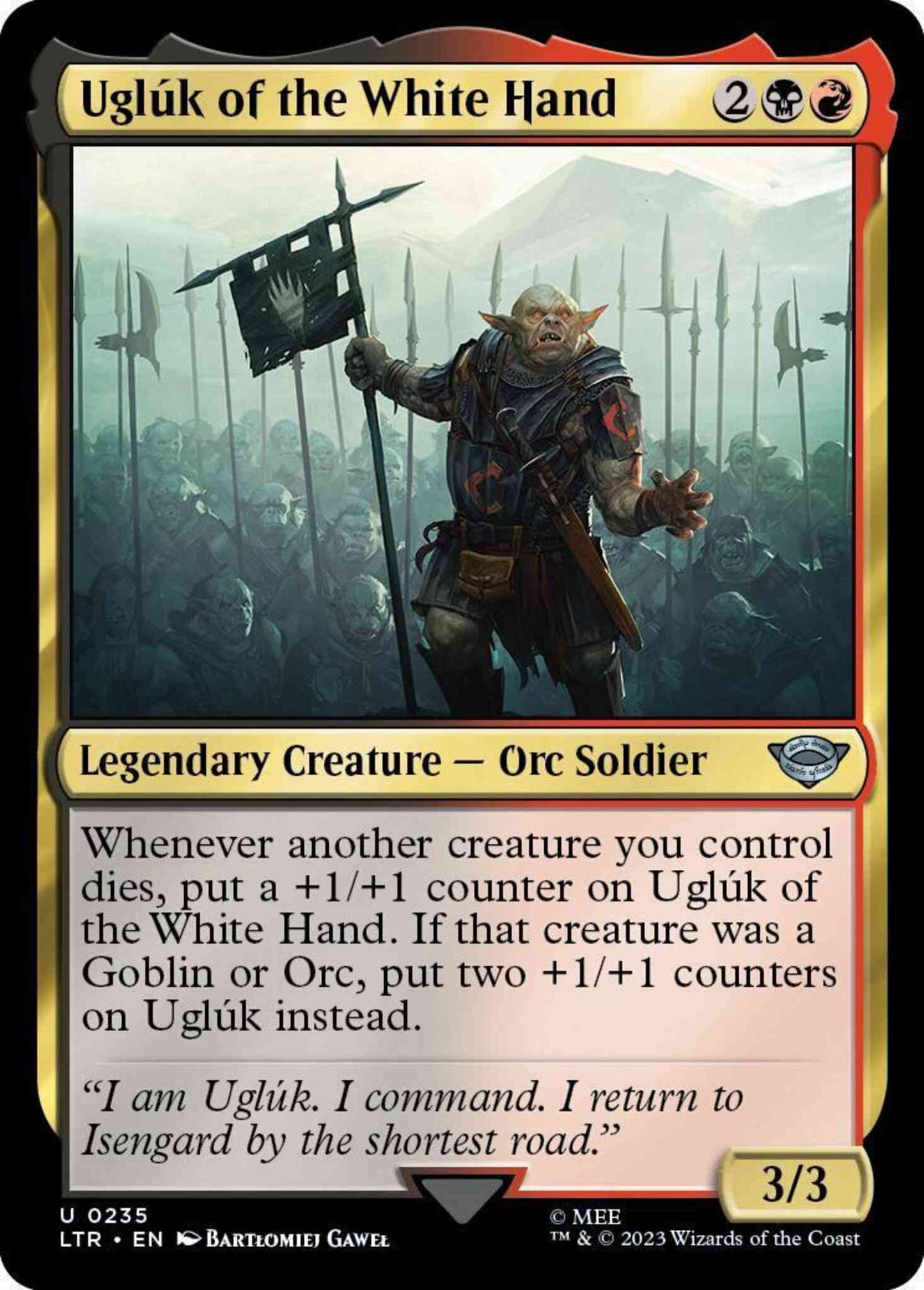 Uglúk of the White Hand [235] [The Lord of the Rings: Tales of Middle-earth] [Non-Foil]