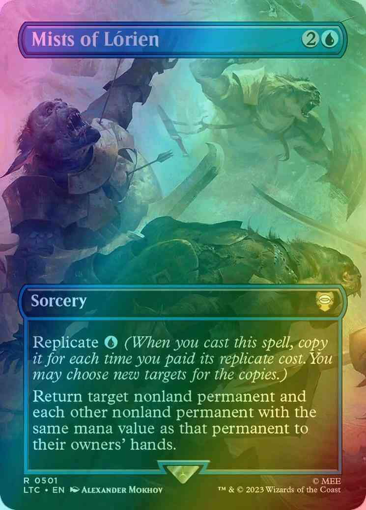 Mists of Lórien [501] [Borderless] [The Lord of the Rings: Tales of Middle-earth: Commander] [Foil]