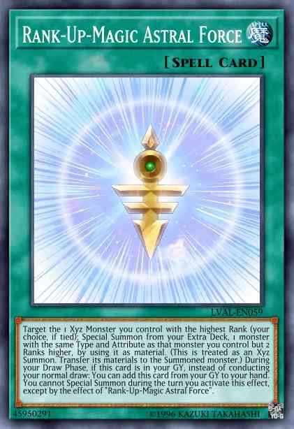 Rank-Up-Magic Astral Force - LVAL-EN059 - Ultra Rare - 1st Edition