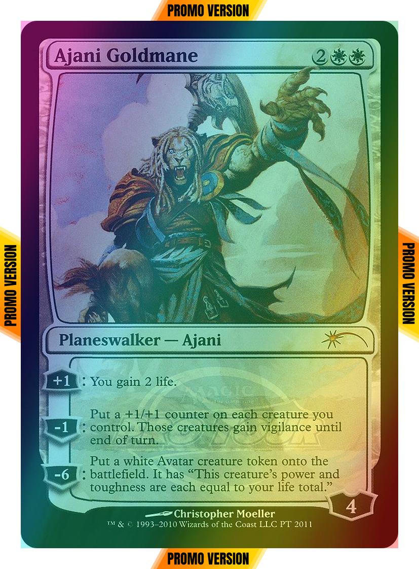Ajani Goldmane [2011] [Pro Tour Promos] [Foil]