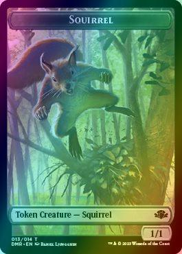 Elephant Token (09) // Squirrel Token (13) [Dominaria Remastered: Tokens] [Foil]
