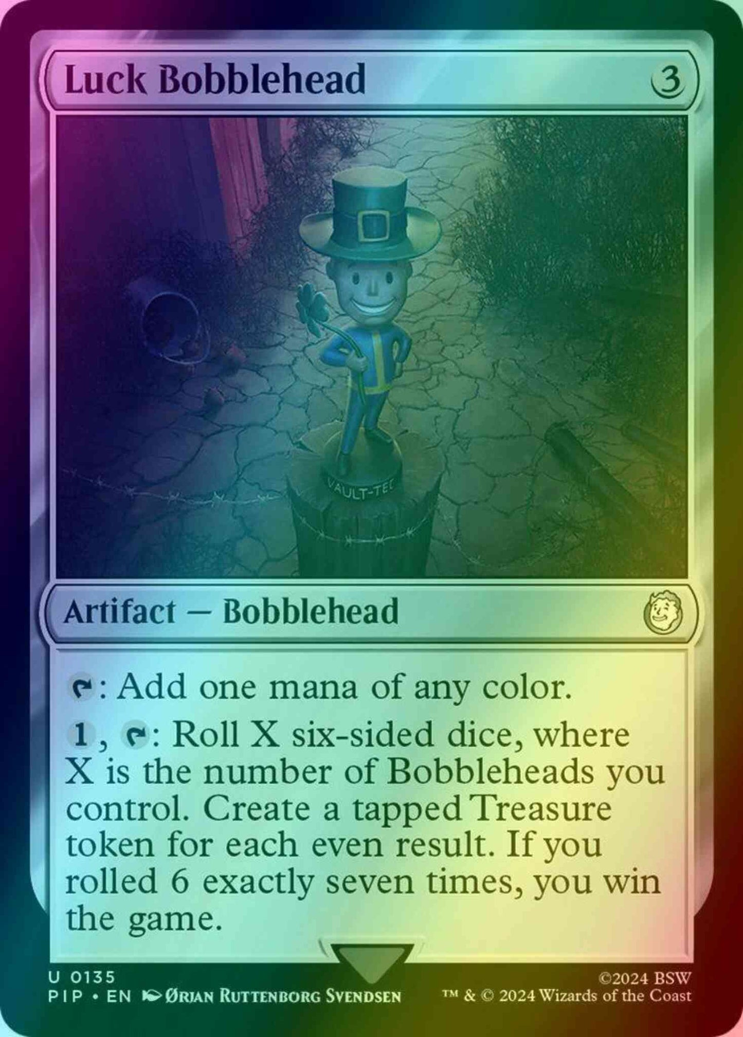 Luck Bobblehead [135] [Fallout] [Foil]