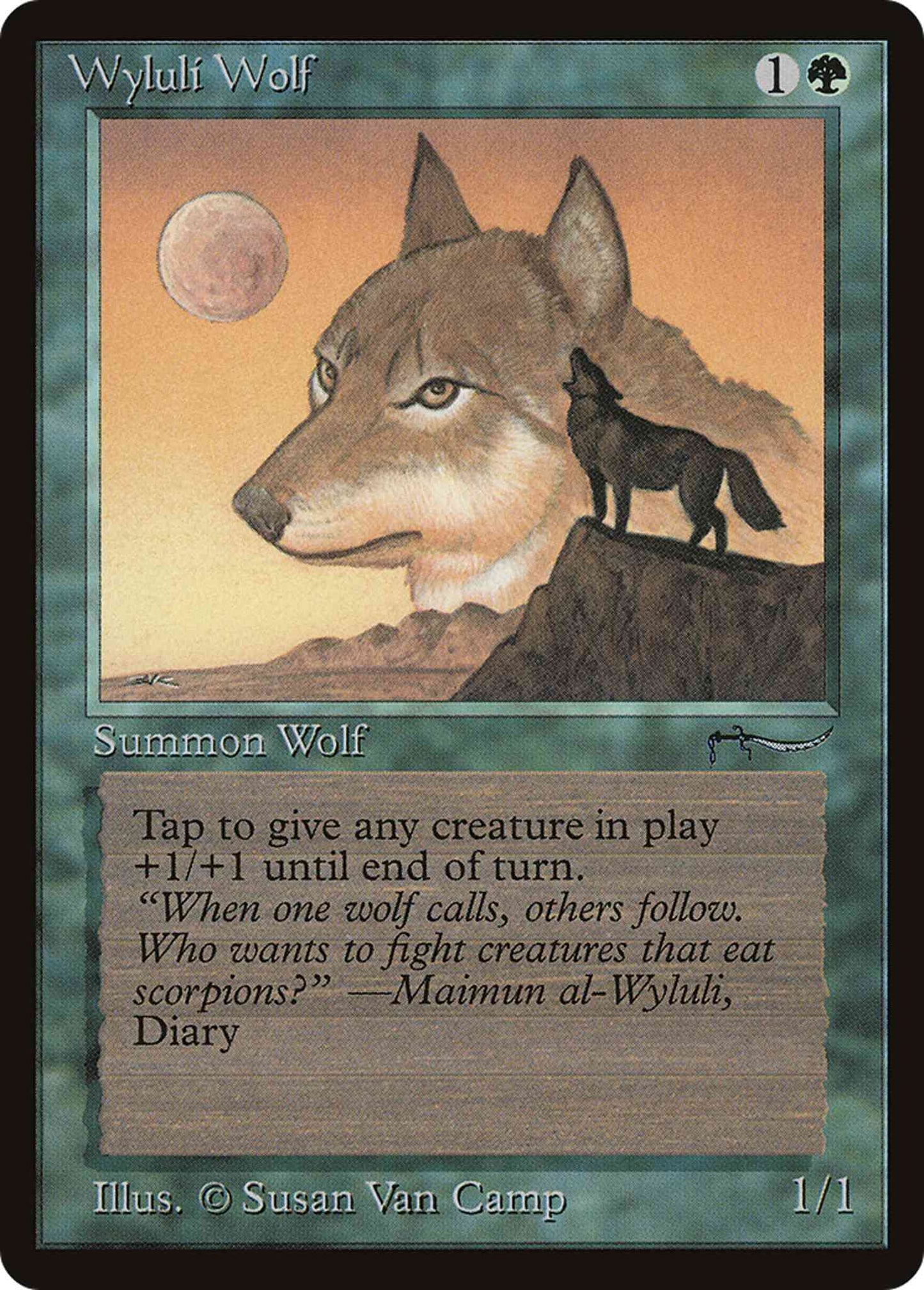 Wyluli Wolf [Light] [55c] [Arabian Nights] [Non-Foil]