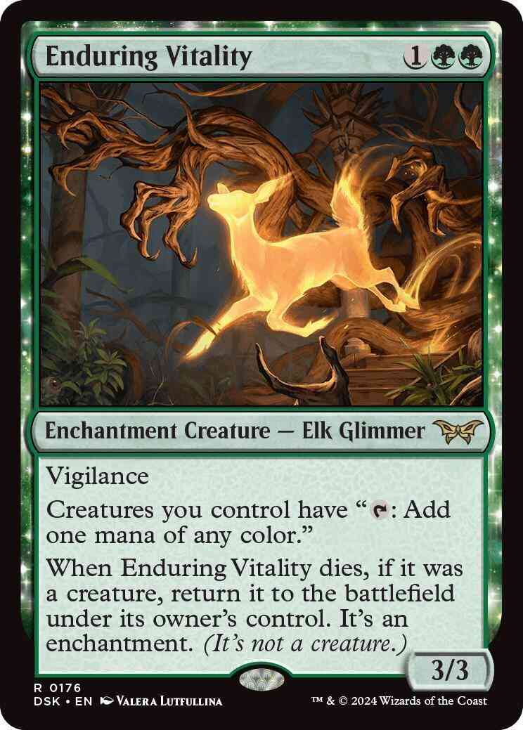 Enduring Vitality [176] [Duskmourn: House of Horror] [Non-Foil]