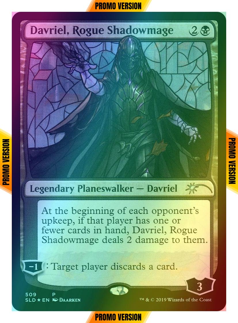 Davriel, Rogue Shadowmage [0509] [Stained Glass] [Secret Lair Drop] [Foil]