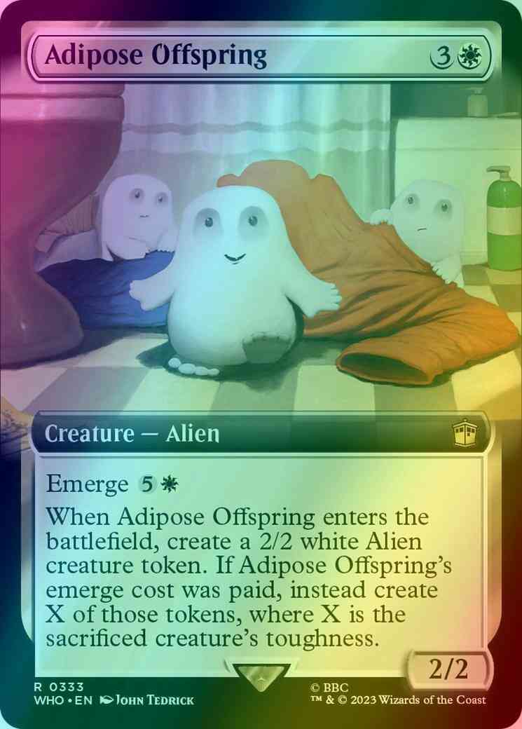 Adipose Offspring [333] [Extended Art] [Universes Beyond: Doctor Who] [Foil]