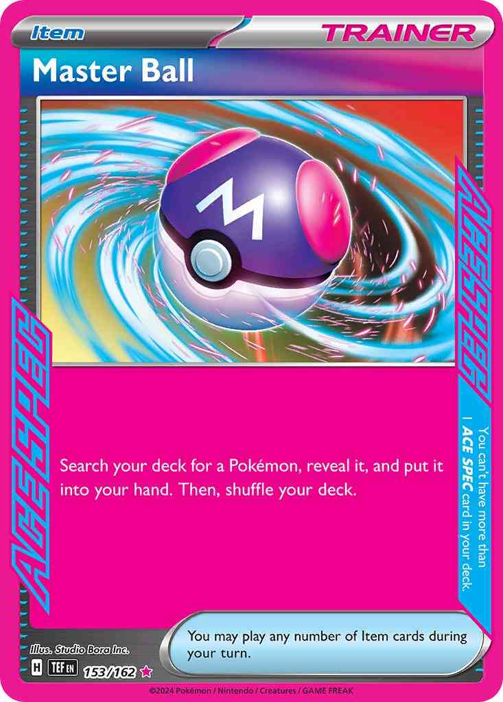 Master Ball - 153/162 - ACE SPEC Rare [sv05-153] [Ultra]