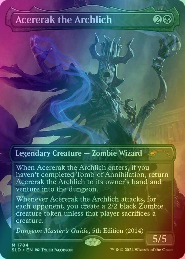 Acererak the Archlich [1784] [Borderless] [An Exhibition of Adventure] [Secret Lair Drop] [Foil]