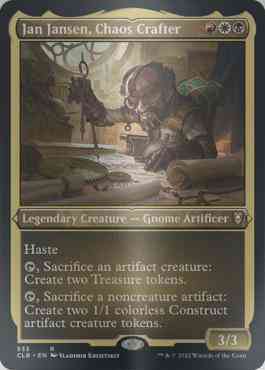 Jan Jansen, Chaos Crafter [535] [Commander Legends: Battle for Baldur's Gate] [Etched Foil]